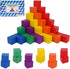 Offelec 108 Pack 1 Inch Wooden Blocks, 6 Colors STEM Math Sorting