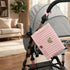Quilted Baby Wipes and Diaper Bag Quilted Wipe Pouch Cute Diaper Bag Portable Hanging Wet Wipes Bag for Stroller (Teddy