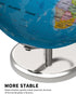 9" Illuminated World Globe with Stand - Educational Globe for Kids Learning, Colorful HD World Map Details