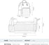 SALIFA Backpack Backpack Mommy Diaper Bag with Changing Station, Baby Diaper Bag, Large Diaper Bag, Waterproof