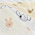 Lily Brown 4 Pack Baby Washcloths Soft Absorbent Cotton Washable- Saliva Towel Face Wipes Bath Face Towel Wipes Baby