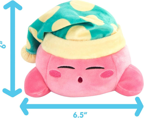 Club Mocchi Mocchi Kirby Plush - Sleeping Kirby Plushie - Squishy Plush - Easter Basket Stuffers - 6 Inch