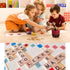TMEEIHNSS 100Pcs (100) Wooden Alphabet Tiles Scrabble Replacement Letters for Board Games, Wedding Frame and Wall Art