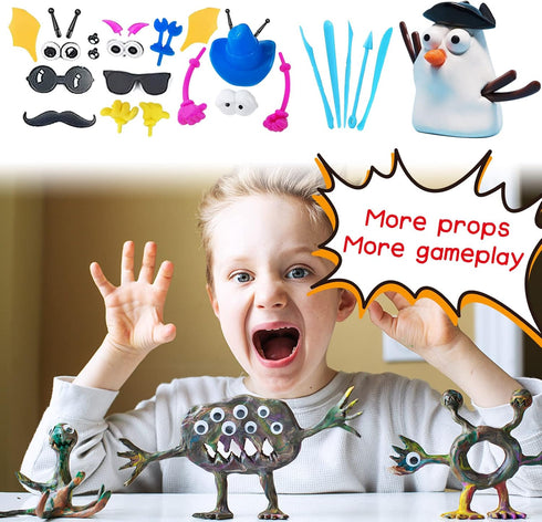 24 3-12 Modeling Clay Kit - Colors Air Dry Clay DIY Molding Clay with Tools, Kids Art Crafts Gift for Boys & Girls Age