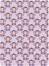 miaozhen 1 Pack 52x28 Cotton Baby Crib Sheets for Boys Girls Ultra Soft Violet Animal Monkey Toddler Bed Sheets
