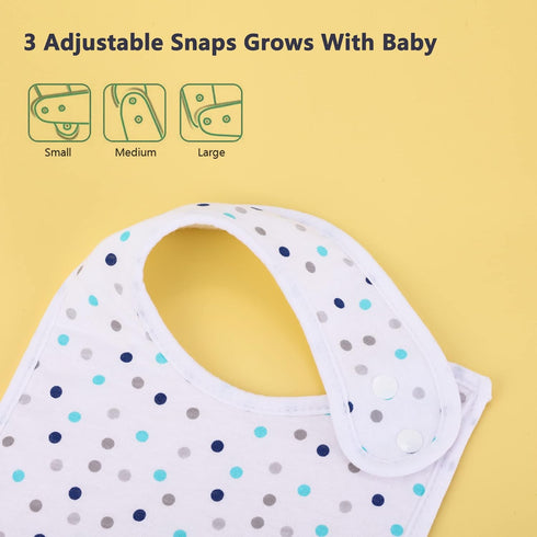 Baby Bibs – Soft and Absorbent Organic Cotton Bandana Drool Bibs Set for Boys and Girls (0-36 Months)