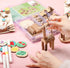 Set Set 5+ Size-21X17X4cm LAZACA Arts and Crafts Kit Wooden Creativity Painting for Kids, DIY Loose Part Play Projects