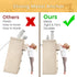 Furniture Anchors (6 Pack) for Baby Proofing, Anti Tip Furniture Straps, Securing 400 lbs, Metal White Earthquake Straps