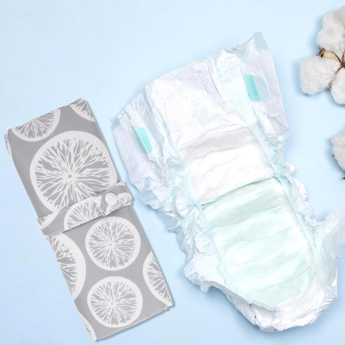 SHOWERORO Changing Pad Portable Folding Diaper Cushion Large Travel Mat Reusable Lightweight Safe Material for Cradle