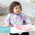 6-24 Bumkins Sleeved Bib for Girl or Boy, Baby and Toddler for Mos, Essential Must Have for Eating, Feeding, Baby Led