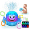 Toyjolka Octopus Bath Toys for Toddlers| Rechargeable Automatic Sprinkler Water Toys with LED