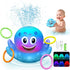 Toyjolka Octopus Bath Toys for Toddlers| Rechargeable Automatic Sprinkler Water Toys with LED