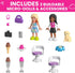 Mega Barbie Car Building Toys Playset, Pink Convertible & Ice Cream Stand with 225 Pieces, 2 Micro-Dolls