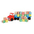 Melissa & Doug Educational Toy Wooden Truck Alphabet Blocks