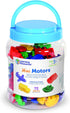 Learning Resources Mini Motors Counting and Sorting Fun Set, 72 Pieces, Ages 3+ Car Counters for Preschoolers