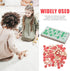 Toyvian Russian Lottos Game | Travel Bingo Set | Wooden Travel Board Games with Bingo Game Chips, Cards, and Boards