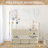 57.4 Inch Set FEISIKE Baby Crib Mobile Arm, Mobile Arm for Crib Wooden Nursery Decor Hanger,Holder for DIY Mobile Baby