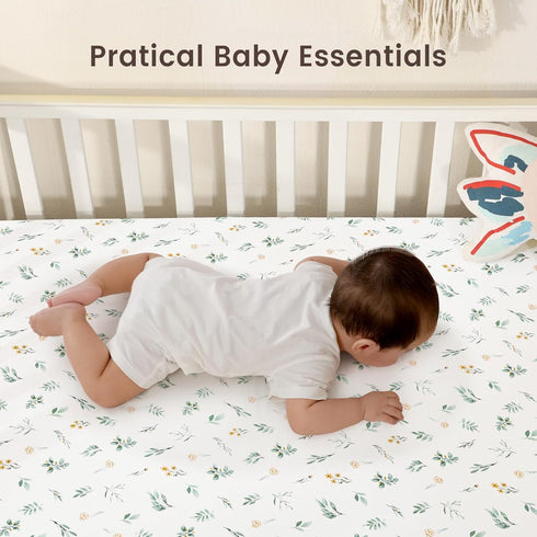 3 Pack Set 28x52 Inch david's kids Fitted Crib Sheets, Ultra Soft Breathable Comfortable Baby Sheet for Boys Girls