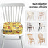 Acxseo 3.5" Toddler Booster Seat for Kitchen Chair, Oxford Foam Cushion, Non-Slip Base, Adjustable Straps, Portable