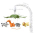 ZYATKSML 12 Crib Mobile, Baby Mobile with Lullabies, Musical Baby Crib Mobile for Boys or Girls, Safari Animals Crib