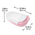 4-in-1 2 0M+ Ingenuity Room to Soak Baby Bath Tub in Pink, Newborn to Toddler, Adjustable Full Coverage Sling
