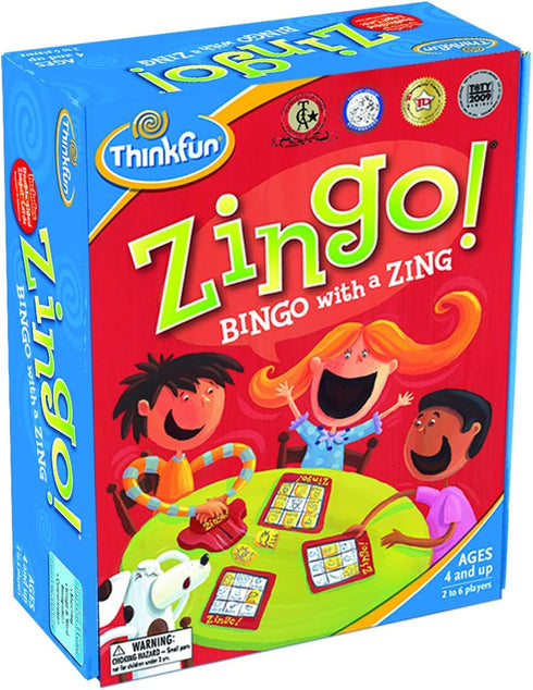 ThinkFun Zingo Bingo - Unique Pre-Reading Game for Kids | Fun for Classroom & Home | Boosts Language & Matching Skills