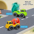 Baimiby 1-3, 2-4, 3 4 Toddler Toy Cars for Toy for Boys Toddlers Toy Trucks Dump Truck,BPA Free Outdoor Car Toys