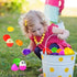 10 JOYIN Pcs Jumbo Easter Eggs Filled with Cute Stress Reliever Animal Squishy Toy for Easter Egg Hunt, Kids Party