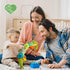 Jollybaby Tummy Time Baby Toys with Rattles, Crinkle, Musical Toys for Newborns 0-12 Months Boys & Girls - Alligator