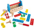 Melissa & Doug Take-Along Tool Kit, Wooden Construction Toy, 24 pcs, Multicolor, 10.0 x 5.55 x 4.75