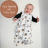100% Organic Cotton Baby Sleep Sack, 0.5 TOG Lightweight, 2-Way Zipper Toddler Sleep Sack for Boys (Cowboy Outfit)