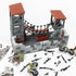 Set, WW2 14+ Finger Rock Military Base Series Small Suspension Building Army Mini War Accessories Kits, DIY Defence