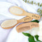 ZYMECH 3pcs Personalized Wooden Baby with Name Hair Brush and Comb Bristles Baby
