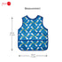 Joyo roy Mess Proof Waterproof Baby Bibs for Eating, Soft Machine Washable Sleeveless Smock Bib for Boys 1-3 Years