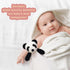 Baby White Panda Soft Stuffed Animal Security Blanket, Plush Panda Lovey, Cuddly Snuggle Blankie for Boys & Girls, 14"