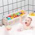 Original 3 Compartment Horizontal Bath Toy Organizer for Tub, Capacity Upgrade Storage Holder for Easy Access