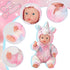 17Inch 3+, Baby Doll - Realistic Cute Soft Body Baby Doll Real Life Reborn Silicone Baby Dolls with Bottles & Pacifier
