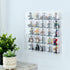 Ikee Design Acrylic Collection Display Case with 25 Compartments and Magnets Door, Wall-mounted Organizer for Small