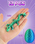MIZTL 12PACK 3D Printed Dragon Eggs, Easter Basket Stuffers for Children and Teens, Unique Easter Toys & Gifts