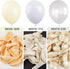 PartyWoo Balloons, 50 pcs 5 Inch Matte White Balloons for Balloon Garland or Arch, Party Decorations, Wedding, Neutral