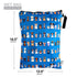 Swimming 12.6'' 16.5'' FLOCK THREE Washable and Reusable Wet Bag Diaper Bag Water Resistant Bag Travel Toiletries Pouch