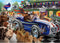 HUADADA Jigsaw Puzzles for Adults - 1000 Pieces - Racing Dogs Interlock Perfectly - Home Decor Gift