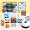 Face Change Cube Game, Wooden Face Changing Magic Cube Game with Bell, Mini Expression Puzzle Building Blocks for Kids.