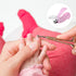 Trimming Beaupretty Nail Care Clipper with Magnifier for Infants, Fingernail and Toenail Clipper in Pink and Blue, Safe