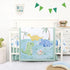 TANOFAR 4-Piece Crib Bedding Set for Baby Boys, Blue Dinosaur Nursery Bedding
