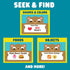 Chuckle & Roar - Sensory Seek & Find Bear, Scavenger Hunt Game for Toddlers, Great for Car Rides