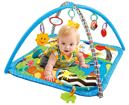 SHINING CROWN By EMILYSTORES Baby Gyms Play Mats Toddler Fold Acctivity Gyms Play Mat Colorful Baby Pad with Animal