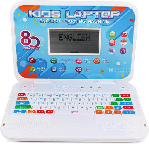 Kids Laptop - 80 Learning Modes for Alphabet, Words, Mathematics, Educational Learning Computer