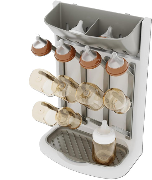 IEEK Baby Bottle Drying Rack,Space Saving Countertop Drying Rack for Baby Accessory