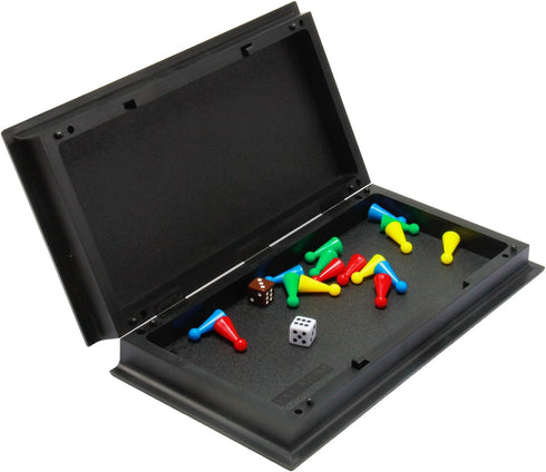 Amerous 10" Ludo Go Board Folding Travel Magnetic Ludo Set